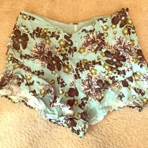 Floral Free People Shorts